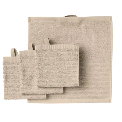 Débarbouillette VÅGSJÖN beige clair — photo produit associée par ReFound à la deuxième ligne « VÅGSJÖN washclth 30x »